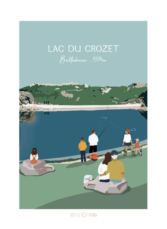 Carte Lac du Crozet