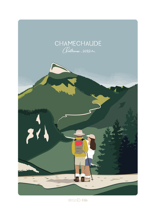 Carte Chamechaude en été