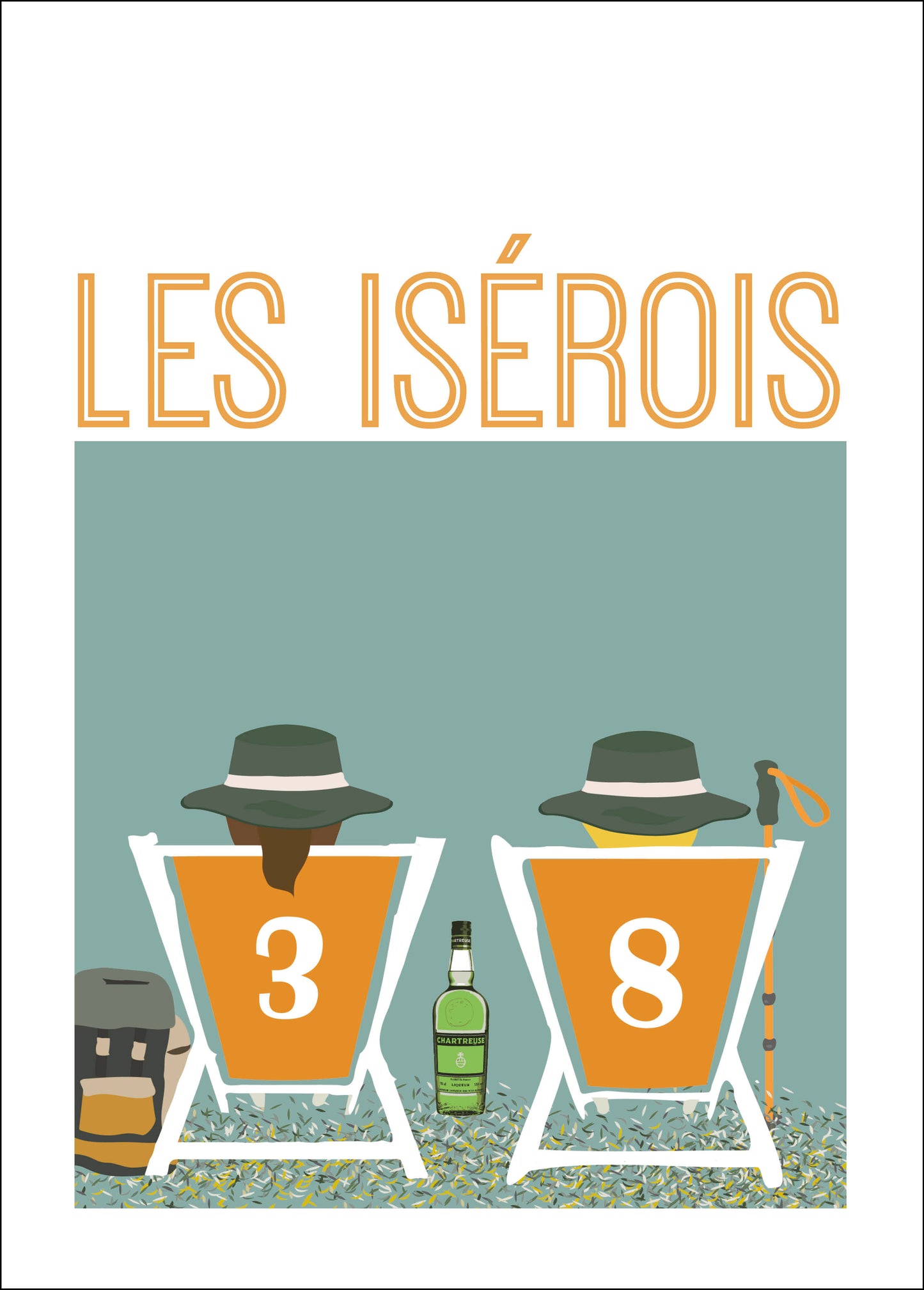 Affiche Les Isérois été