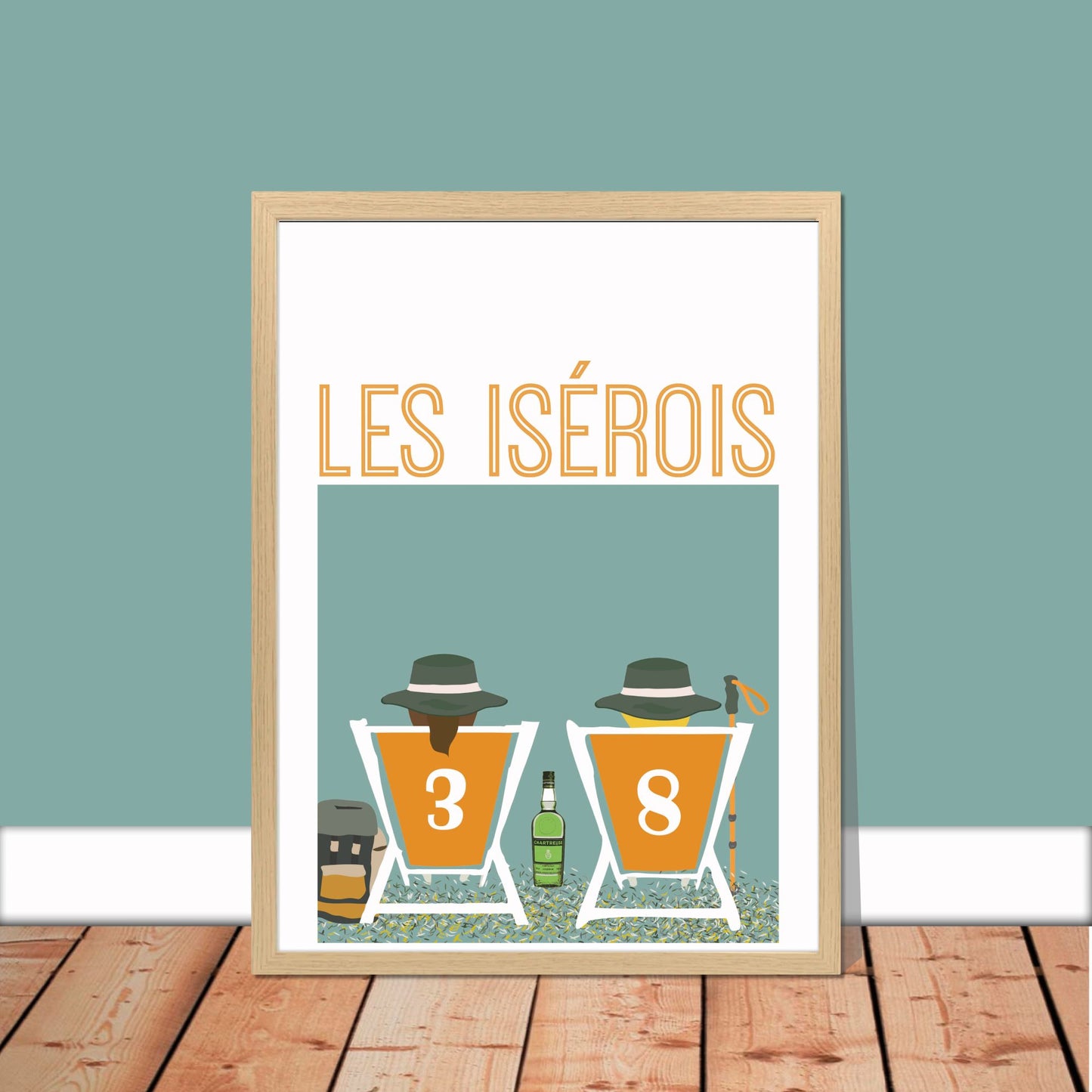 Affiche Les Isérois été