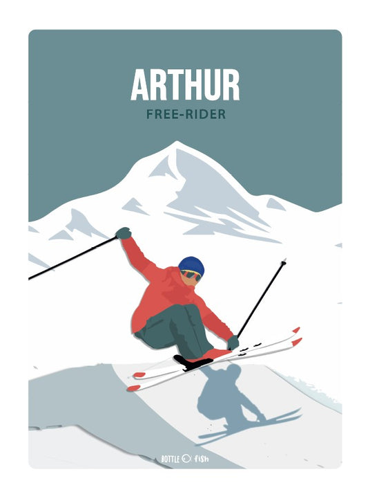 Affiche Grand Sportif Ski